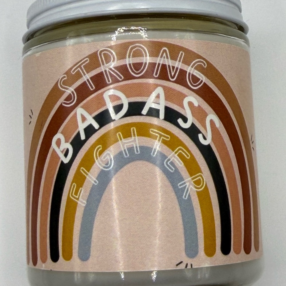 Strong Badass Fighter Candle